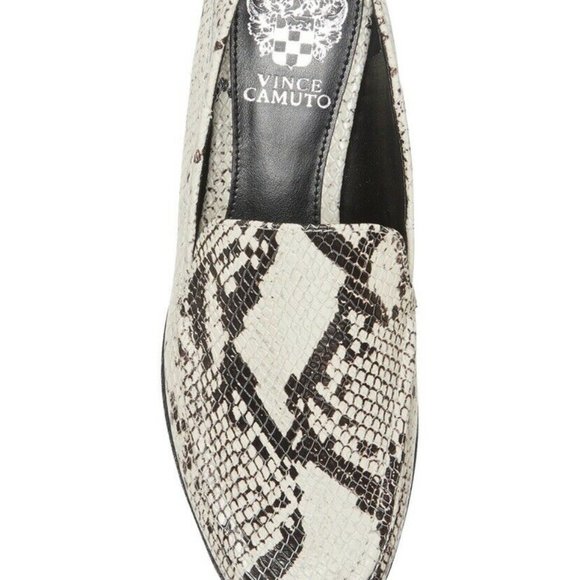 Women's Vince Camuto Snake Skin Flats Size 9 NIB - Picture 4 of 9